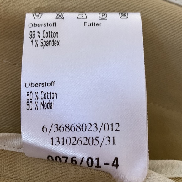 European designer Rene Lezard khaki zip up vest.  50% cotton, 50% modal. Size S - Picture 8 of 9